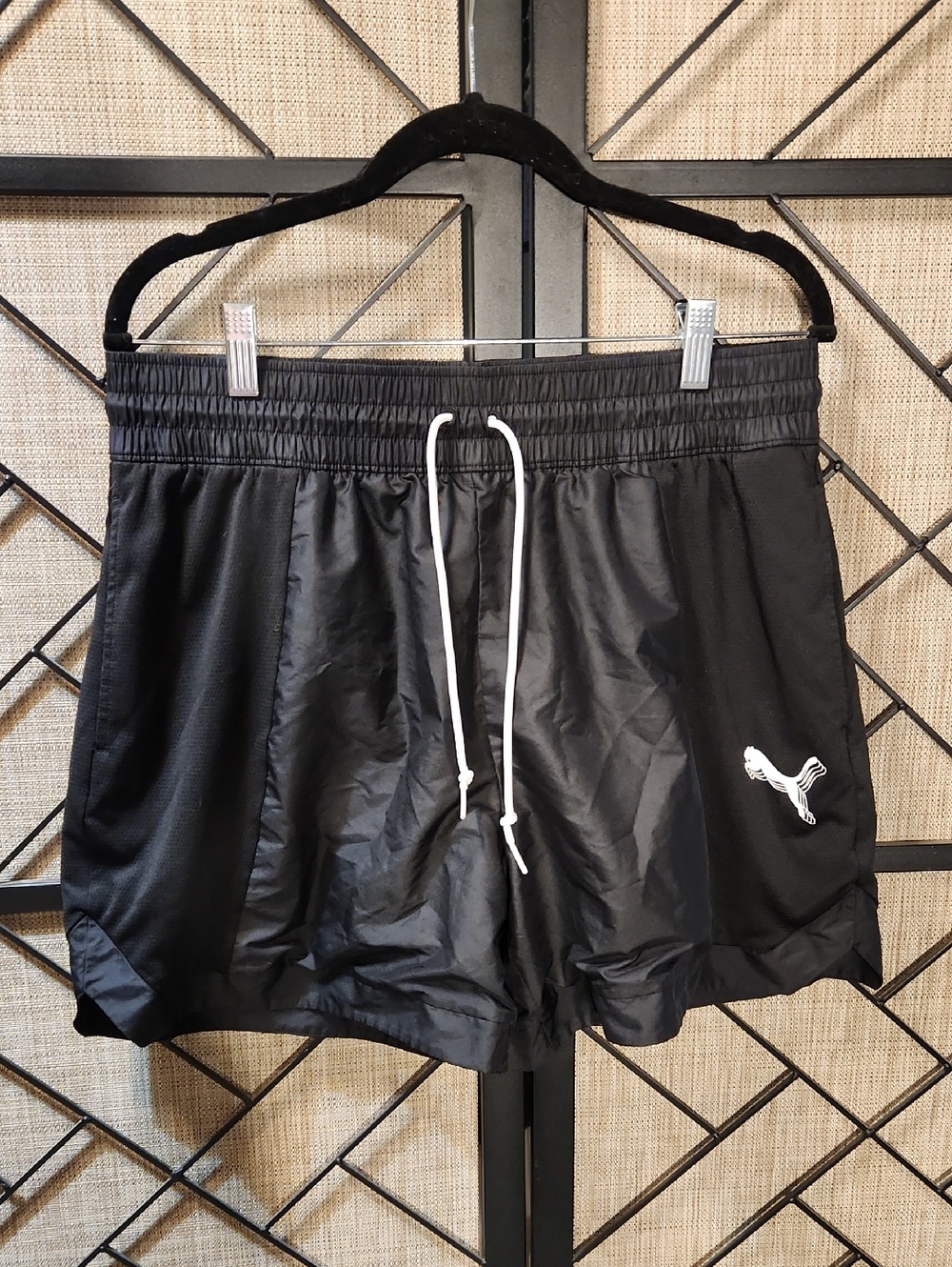 Puma Men's Black Athletic Shorts